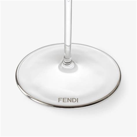 Fendi Roma Set of Champagne Glasses